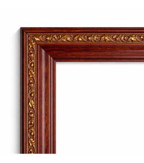 Moldura maderas clásica 58 x 31 cm  Marco a medida | Ref. 371-263