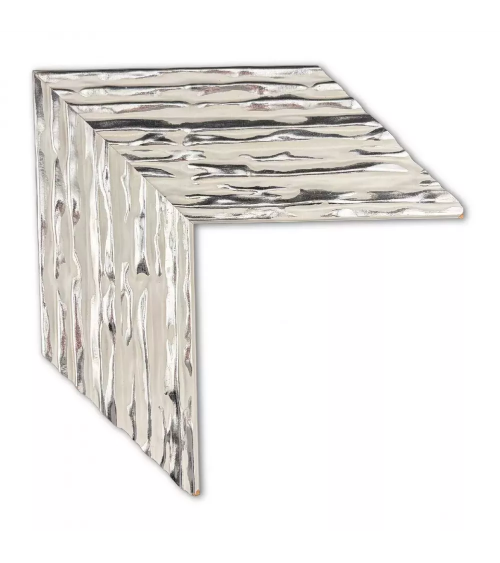 MOLDURABLANCA CON DISEÑO PLATA