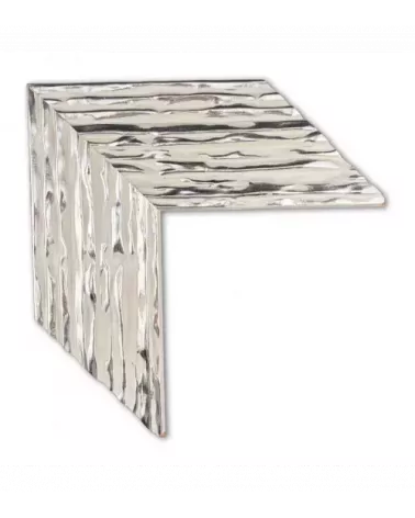 MOLDURABLANCA CON DISEÑO PLATA