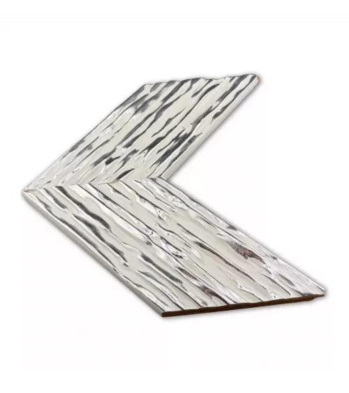 MOLDURABLANCA CON DISEÑO PLATA