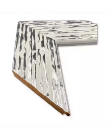 MOLDURABLANCA CON DISEÑO PLATA