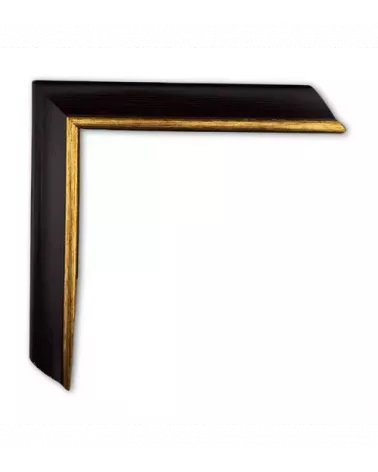 MARCO CLASICO CON BORDE INTERIOR DORADO