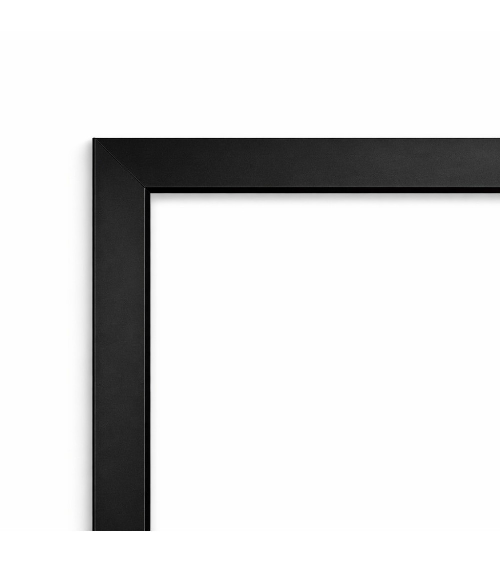 Moldura negra mate fina básica 30 x 15 cm  Marco a medida | Ref. 005-510