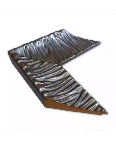 MOLDURA MODERNA PLATEADA
