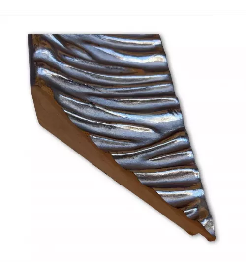 MOLDURA MODERNA PLATEADA