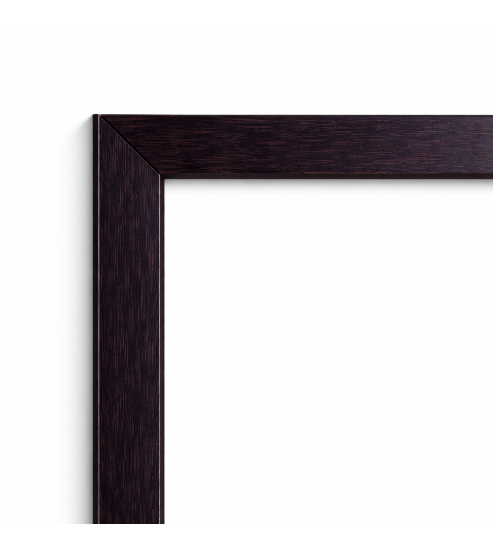 Moldura wengué moderna 34 x 30 cm  Marco a medida | Ref. 413-108
