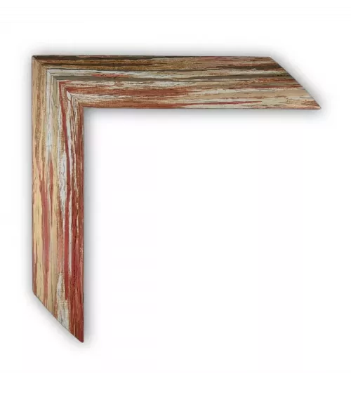 MOLDURA ECONÓMICA ROJO/ TOCADO ORO