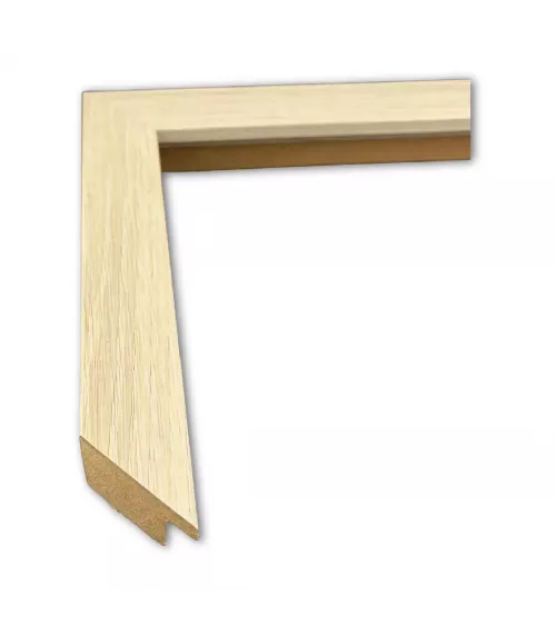 MOLDURA ECONÓMICA MADERA CLARA