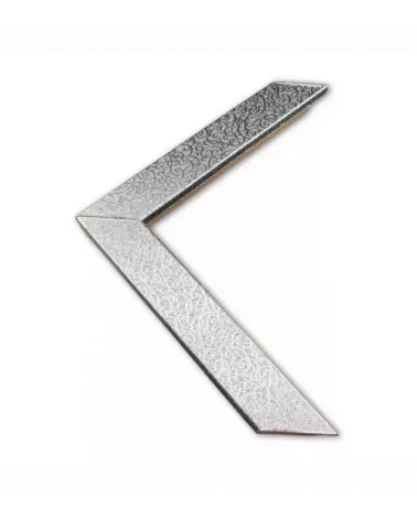 MOLDURA ECONÓMICA PLATA CON DISEÑO