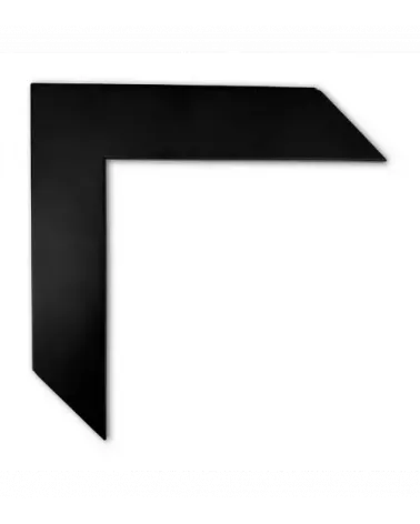 MOLDURA MODERNA BASICA NEGRA | Ref. 4010-4