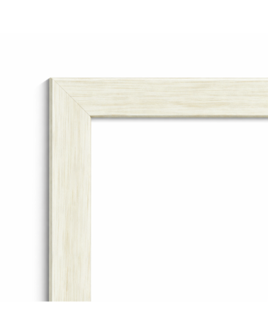 Moldura blanca/decape moderna 36 x 34 cm  Marco a medida | Ref. 463-235