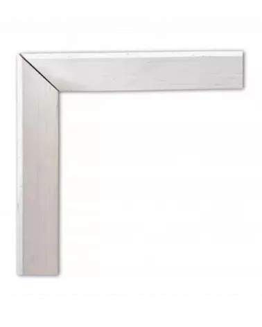 MOLDURA BLANCA RAYADA EN CUÑA