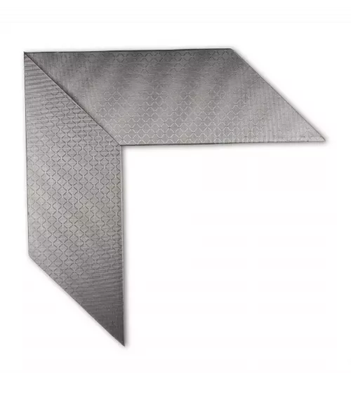 MOLDURA COLOR PLATA CON DISEÑO