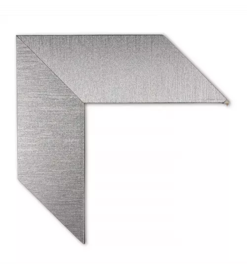MOLDURA COLOR PLATA CON DISEÑO