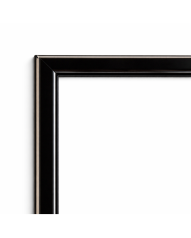 Moldura negra moderna 35 x 15 cm  Marco a medida | Ref. 520-501