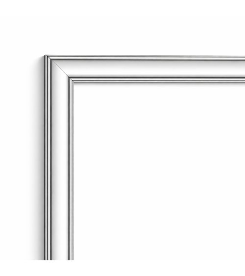 Moldura blanca moderna 35 x 15 cm  Marco a medida | Ref. 520-552