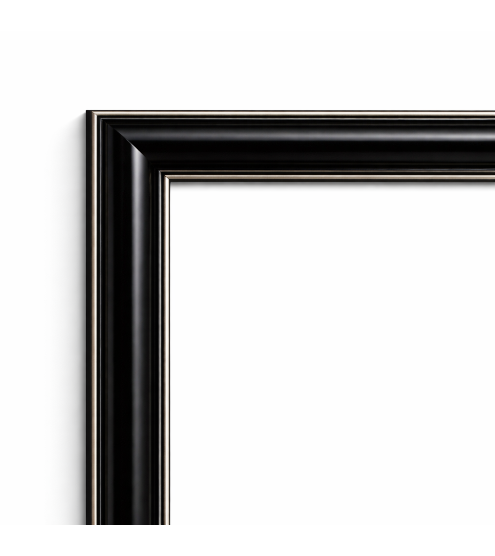 Moldura negra moderna 67 x 15 cm  Marco a medida | Ref. 522-501