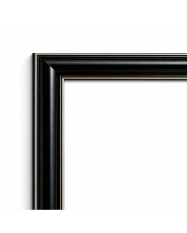 Moldura negra moderna 67 x 15 cm  Marco a medida | Ref. 522-501