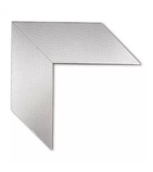 MOLDURA COLOR PLATA CON DISEÑO