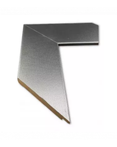 MOLDURA COLOR PLATA CON DISEÑO