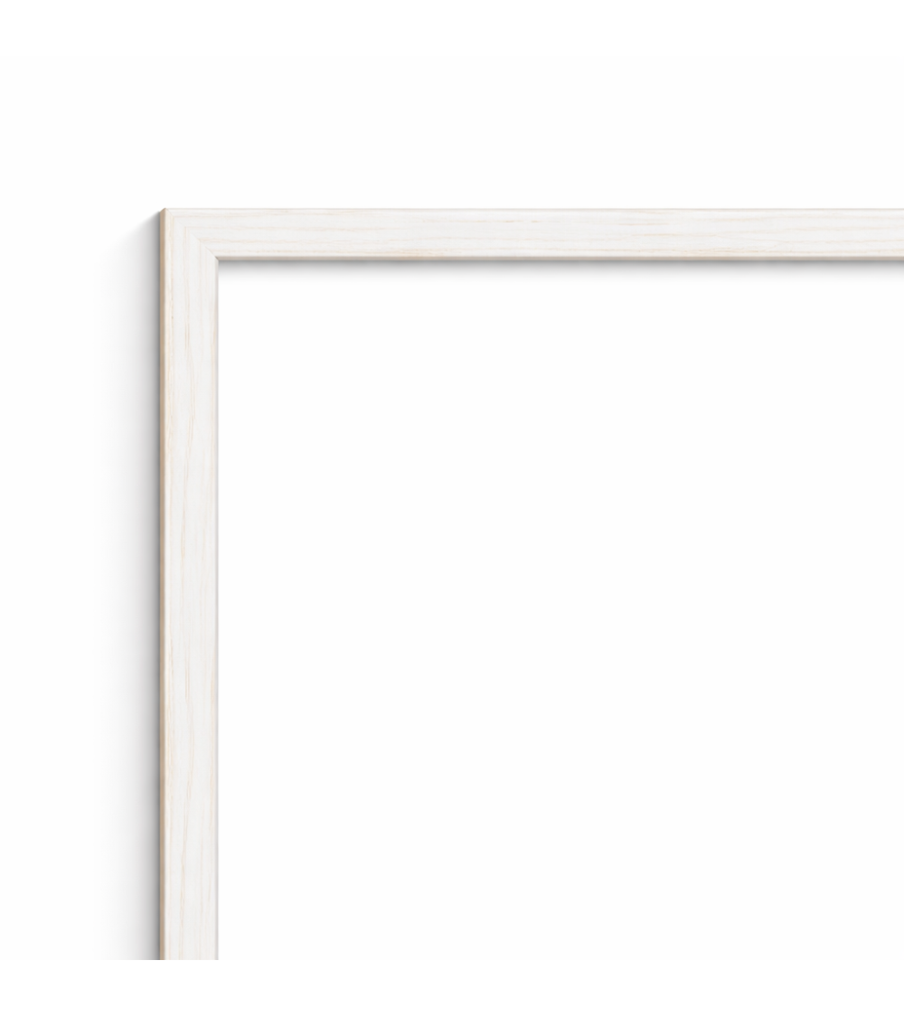 Moldura blanca/decape fina básica 16 x 10 cm  Marco a medida | Ref. 547-235