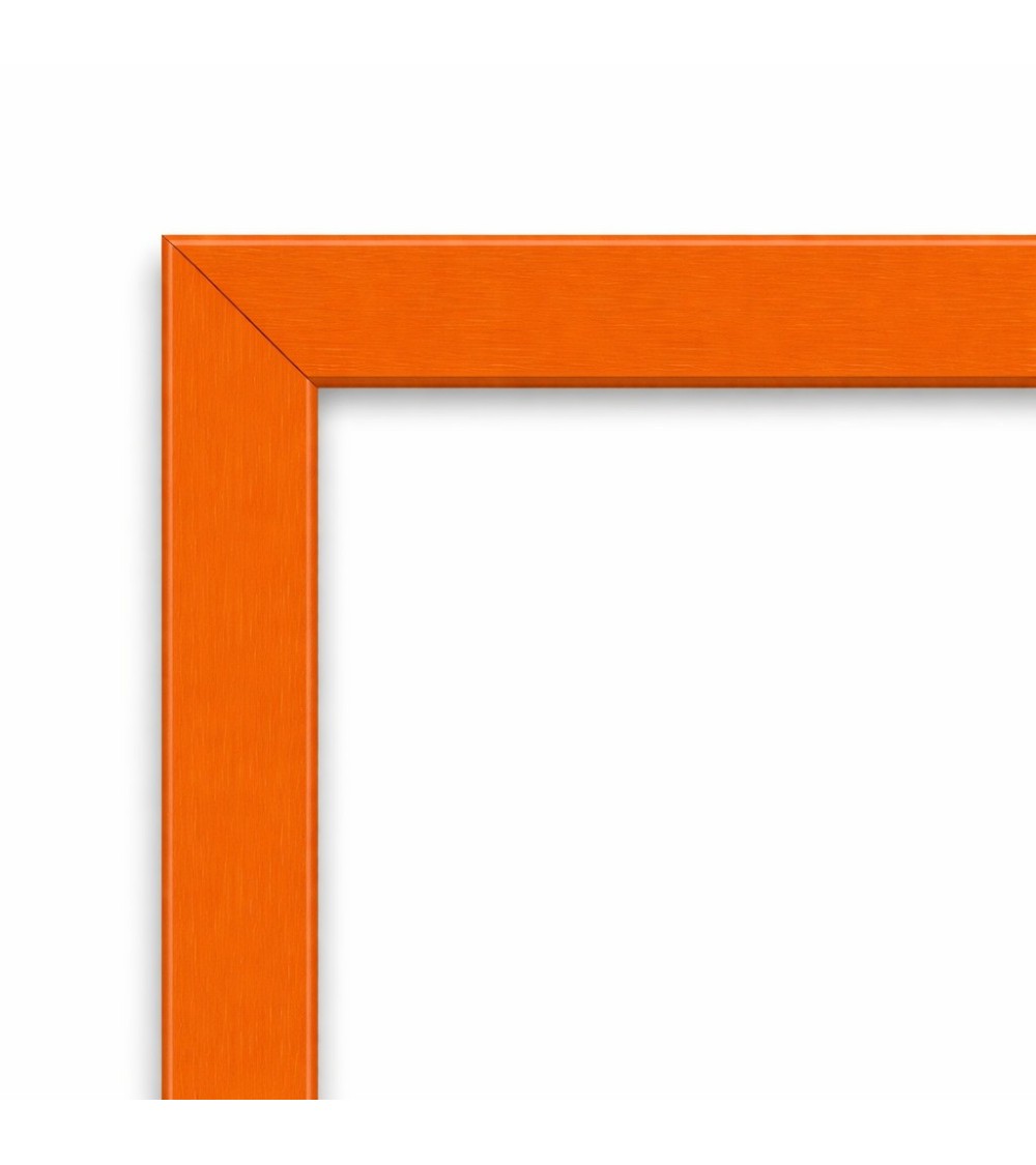 Moldura naranja fina básica 30 x 15 cm  Marco a medida | Ref. 005-751