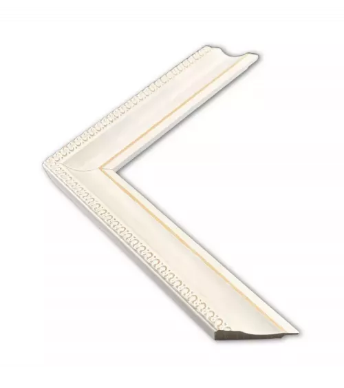MOLDURA BLANCA CON DIEÑO EXTERIOR
