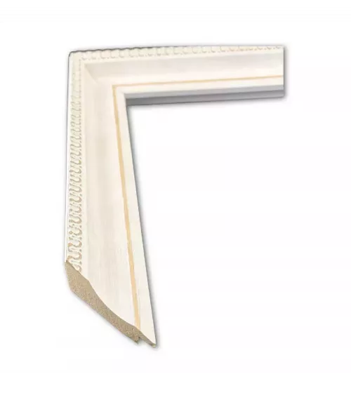 MOLDURA BLANCA CON DIEÑO EXTERIOR