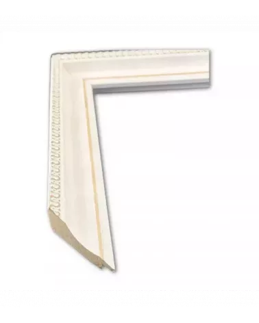 MOLDURA BLANCA CON DIEÑO EXTERIOR