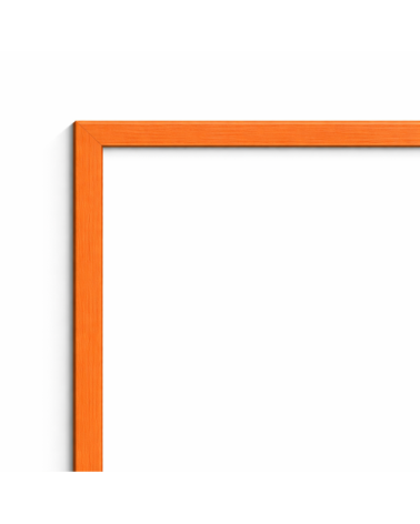 Moldura naranja fina básica 16 x 10 cm  Marco a medida | Ref. 547-776
