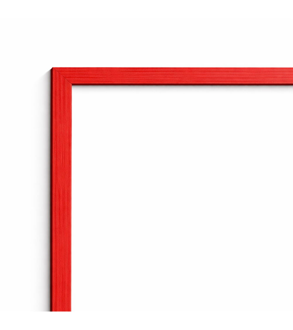 Moldura roja fina básica 16 x 10 cm  Marco a medida | Ref. 547-780