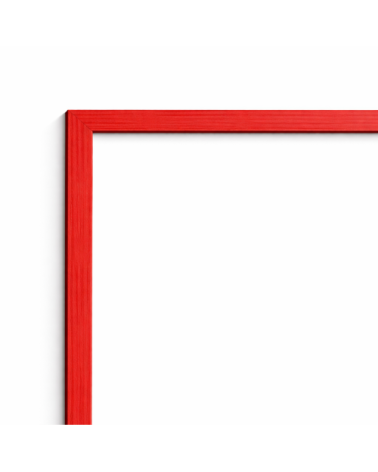 Moldura roja fina básica 16 x 10 cm  Marco a medida | Ref. 547-780