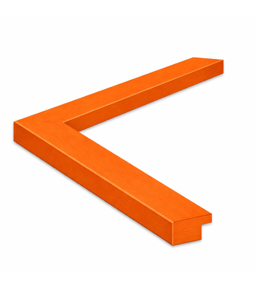 Moldura naranja fina básica 30 x 15 cm  Marco a medida | Ref. 005-751