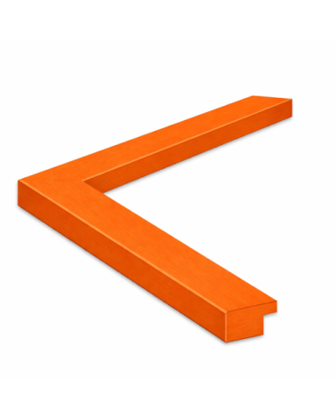 Moldura naranja fina básica 30 x 15 cm  Marco a medida | Ref. 005-751