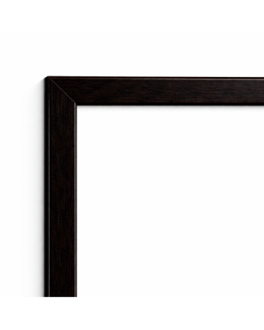 Moldura wengué rustica 30 x 44 cm  Marco a medida | Ref. 562-108