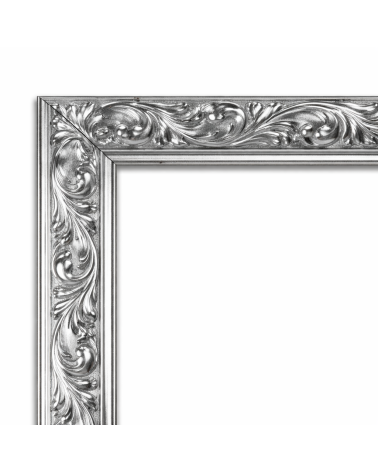 Marcos a Medida - Moldura Plata Clásica 55x24 cm | enmarcado.es.es