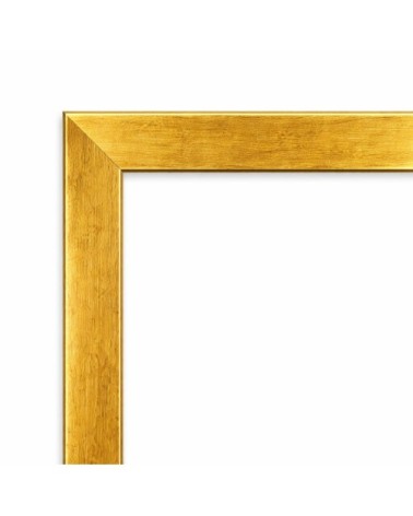 Moldura oro fina básica 30 x 15 cm  Marco a medida | Ref. 005-039