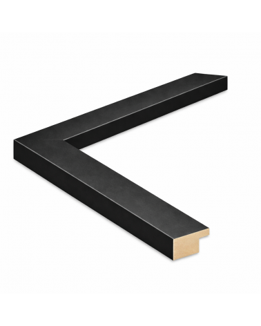 Moldura negra mate fina básica 30 x 15 cm  Marco a medida | Ref. 005-510