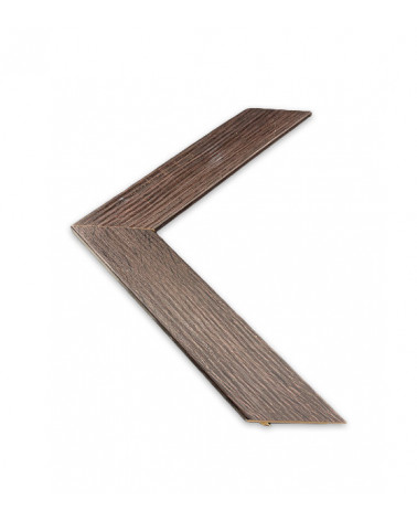 Moldura marron fina básica 30 x 15 cm  Marco a medida | Ref. 005-100