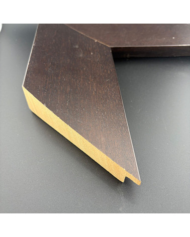 Moldura wengué rustica 90 x 32 cm  Marco a medida | Ref. 841-010