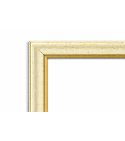 Moldura beig fina básica 36 x 15 cm  Marco a medida | Ref. 101-294