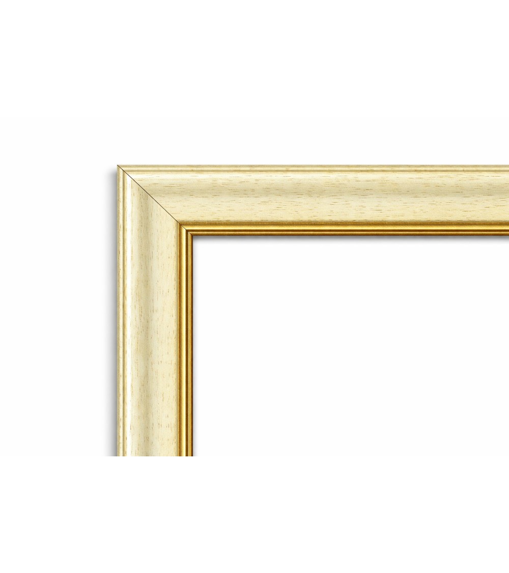 Moldura beig fina básica 36 x 15 cm  Marco a medida | Ref. 101-294