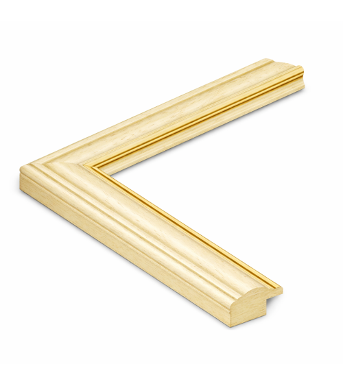Moldura beig fina básica 36 x 15 cm  Marco a medida | Ref. 101-294