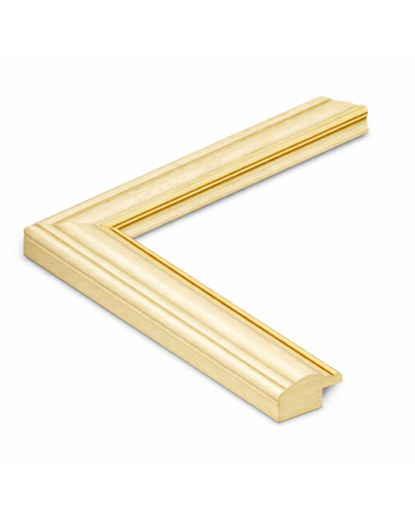 Moldura beig fina básica 36 x 15 cm  Marco a medida | Ref. 101-294