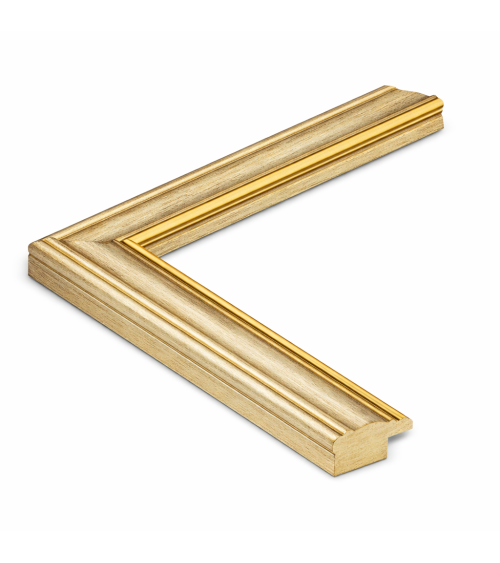 Moldura plata fina básica 43 x 15 cm  Marco a medida | Ref. 217-023