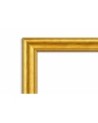 Moldura oro fina básica 43 x 15 cm  Marco a medida | Ref. 217-039