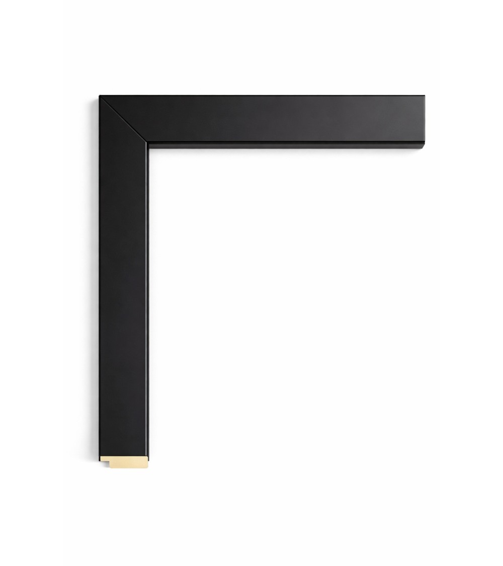 Moldura negra mate fina básica 43 x 15 cm  Marco a medida | Ref. 217-510