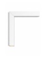 Moldura blanca mate fina básica 43 x 15 cm  Marco a medida | Ref. 217-550