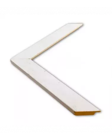 MOLDURA  BÁSICA BLANCO PORO