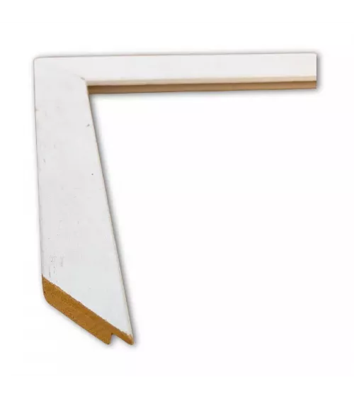 MOLDURA  BÁSICA BLANCO PORO